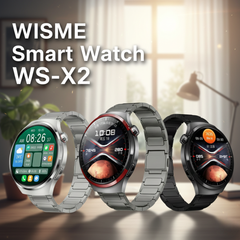 WISME Smart Watch WS-X2 (3 in 1 Combo)