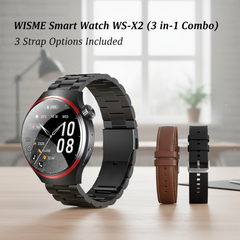 WISME Smart Watch WS-X2 (3 in 1 Combo)