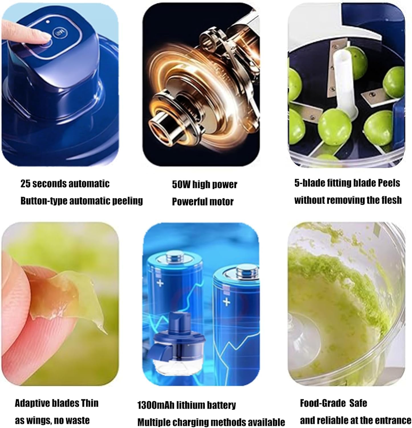 Electric Grape Peeling Machine, Garlic Peeler Machine, Automatic Small Fruit Peeling Tool مقشرة فواكه صغيرة أوتوماتيكية مقشرة العنب الكهربائية