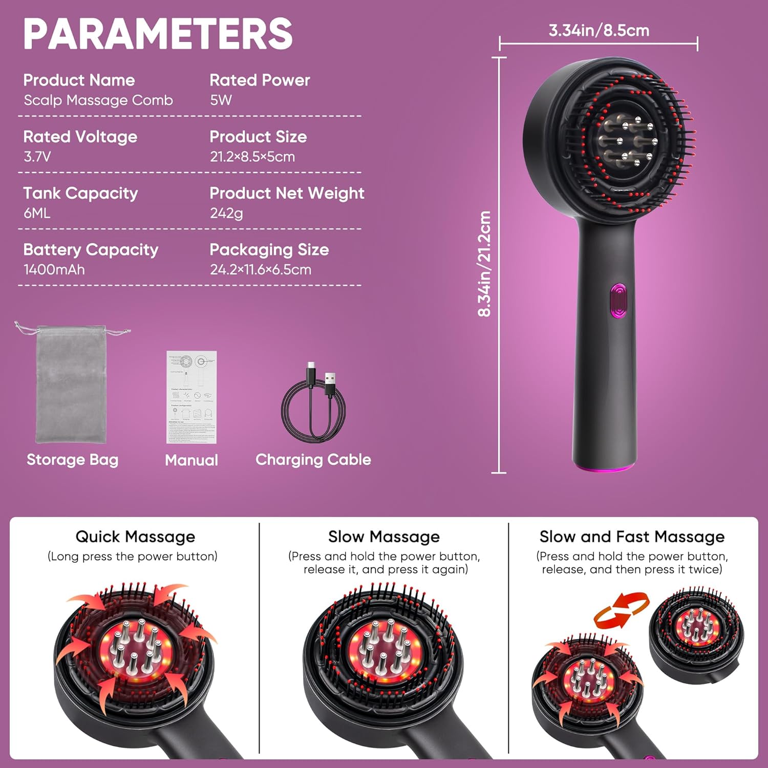 S3 DeepRelief Scalp Massager