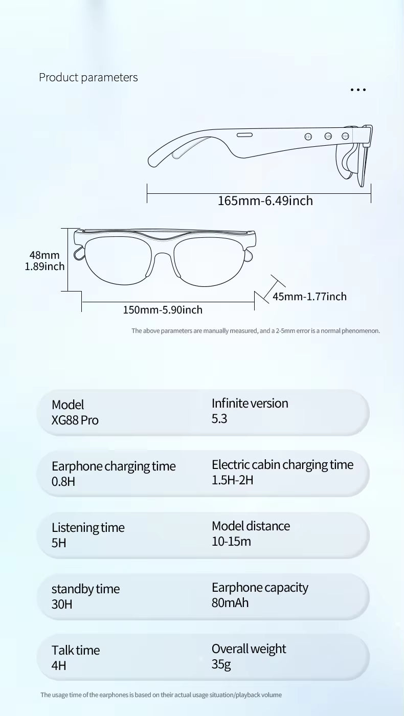 XG88 Pro Smart Glasses